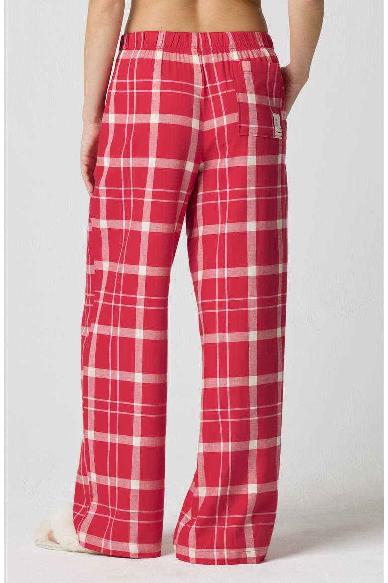 Cozy Flannel Sleep Pants, Alternate, color, SCAR BALL PLAID