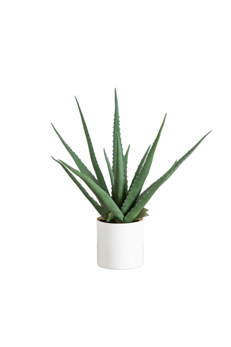 17.5-in Artificial Agave Plant, Main, color, Green