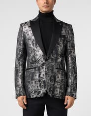 PHILIPP PLEIN Blazer All-Over Plein Dollars Men