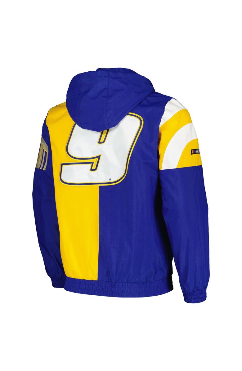 STARTER Men's Starter Royal Chase Elliott Red Zone Full-Zip Jacket, Alternate, color, 