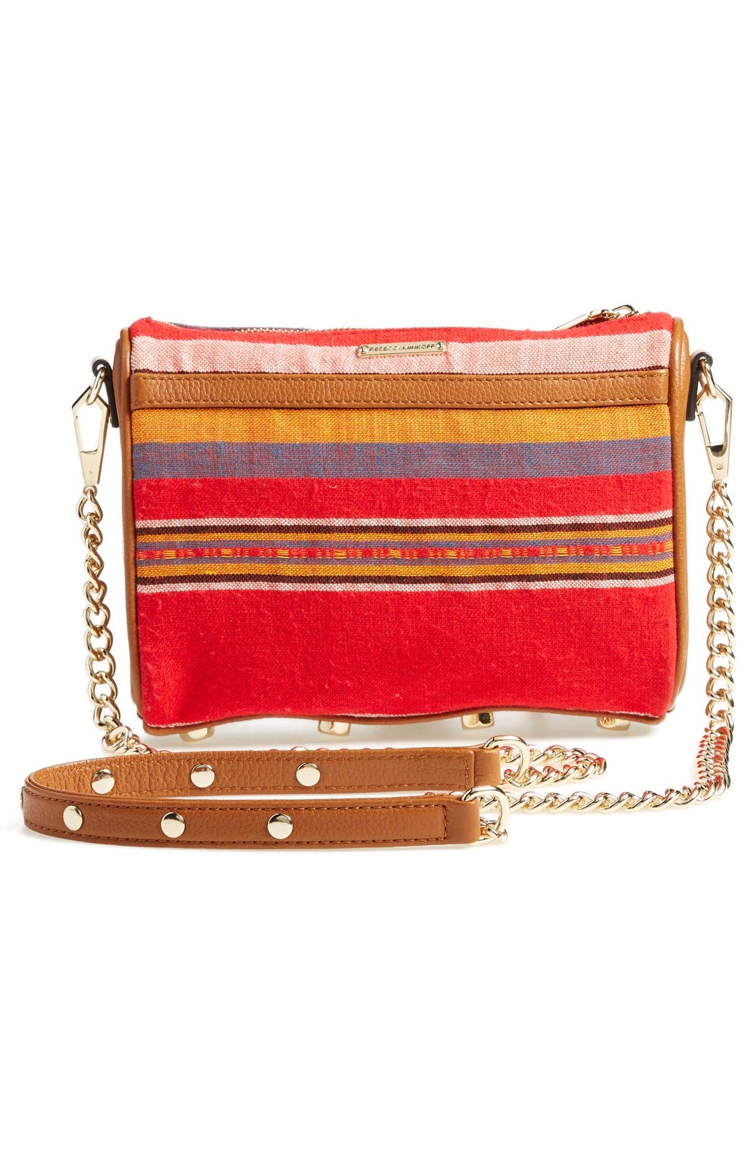 Piece & Co. and Rebecca Minkoff 'Mini MAC' Convertible Crossbody Bag, Alternate, color, ORANGE MULTI