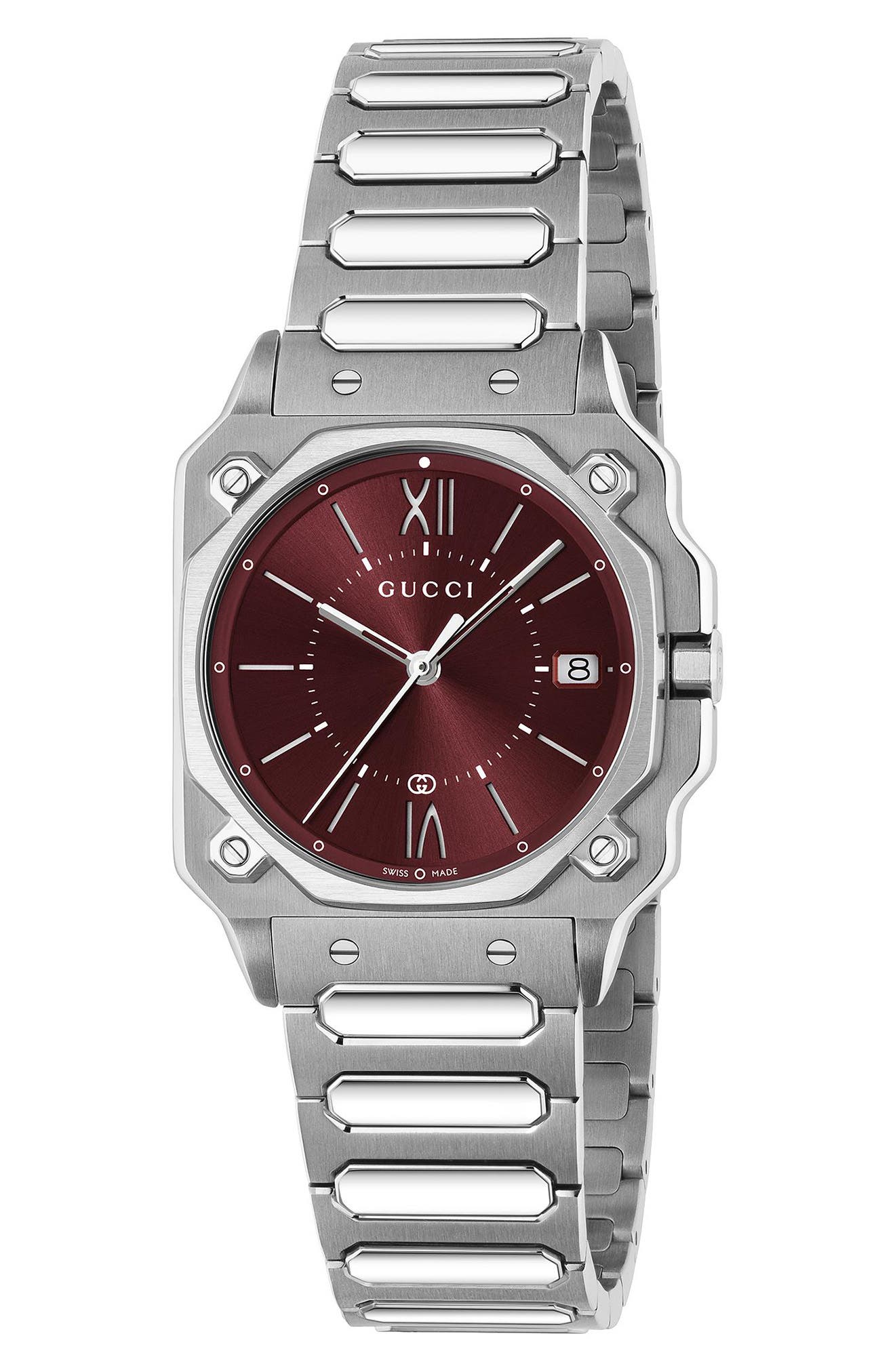 selected SILVER/ RED