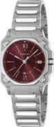 Gucci G-Flat Red Bracelet Watch, 30mm