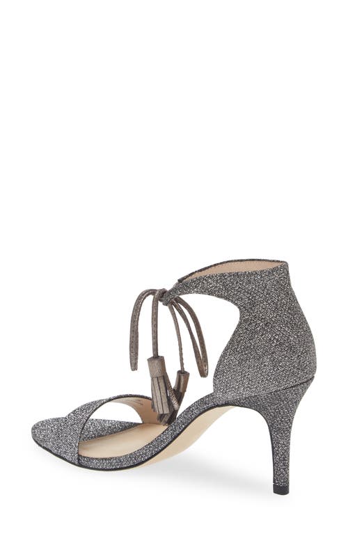 Pelle Moda Roz Tassle Sandal In Pewter