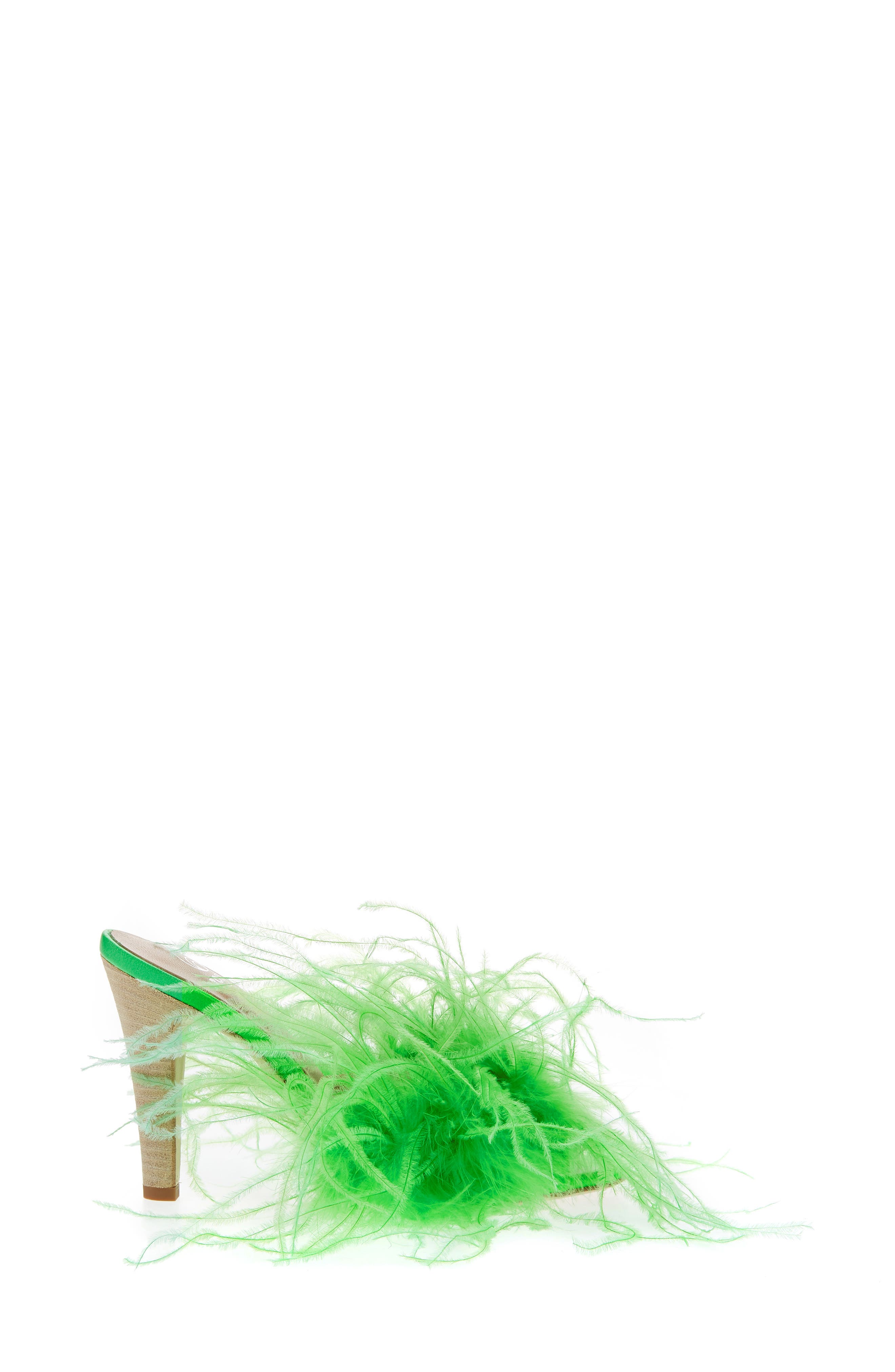 Palms Feather Sandal, Alternate, color, JUICEBOX