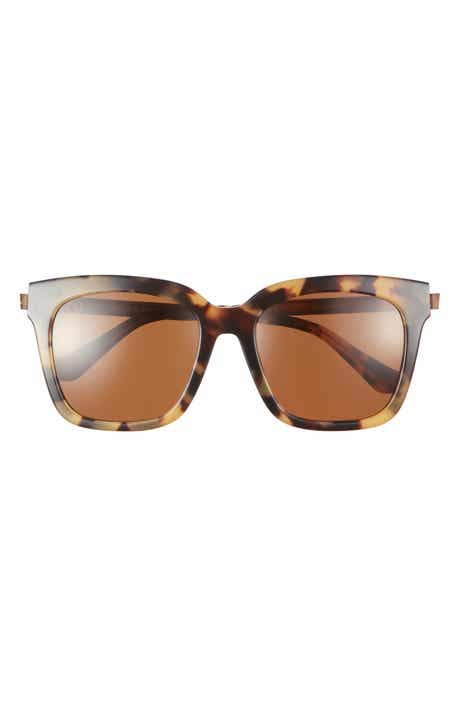 DIFF Bella 54mm Polarized Square Sunglasses