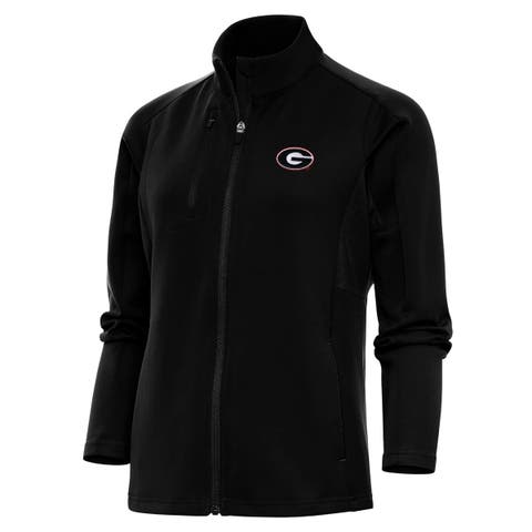 Women's Antigua  Black Georgia Bulldogs Generation Full-Zip Jacket