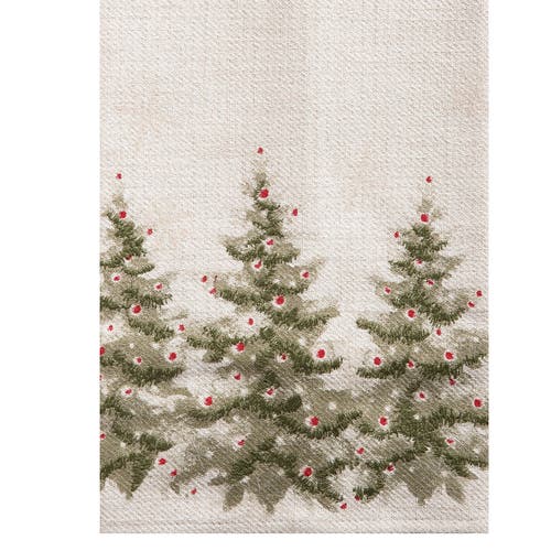 C & F Home C&f Home Winter Trees Christmas Holiday Flour Sack Kitchen Dishtowel In Multi