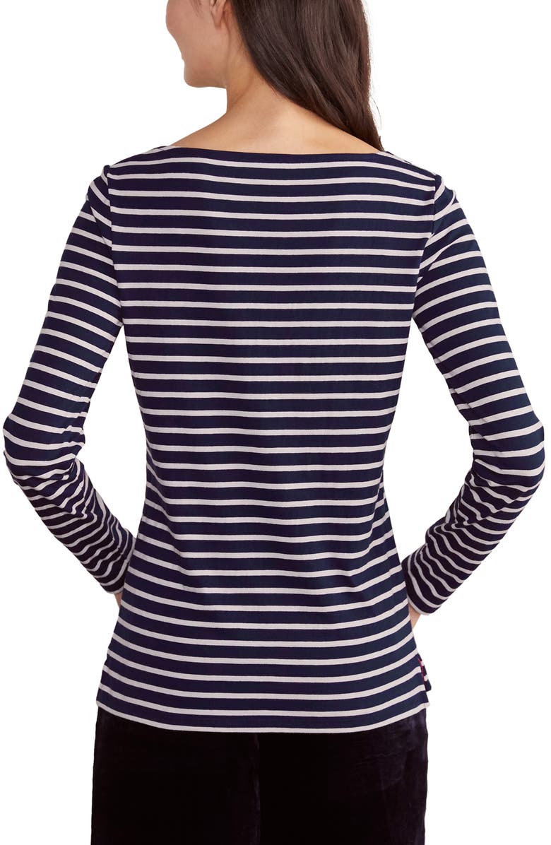 Boden Christmas Breton Shirt, Alternate, color,