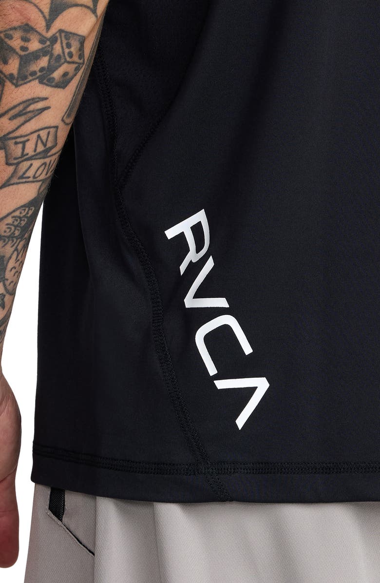 RVCA Sport Vent Polo, Alternate, color, Black