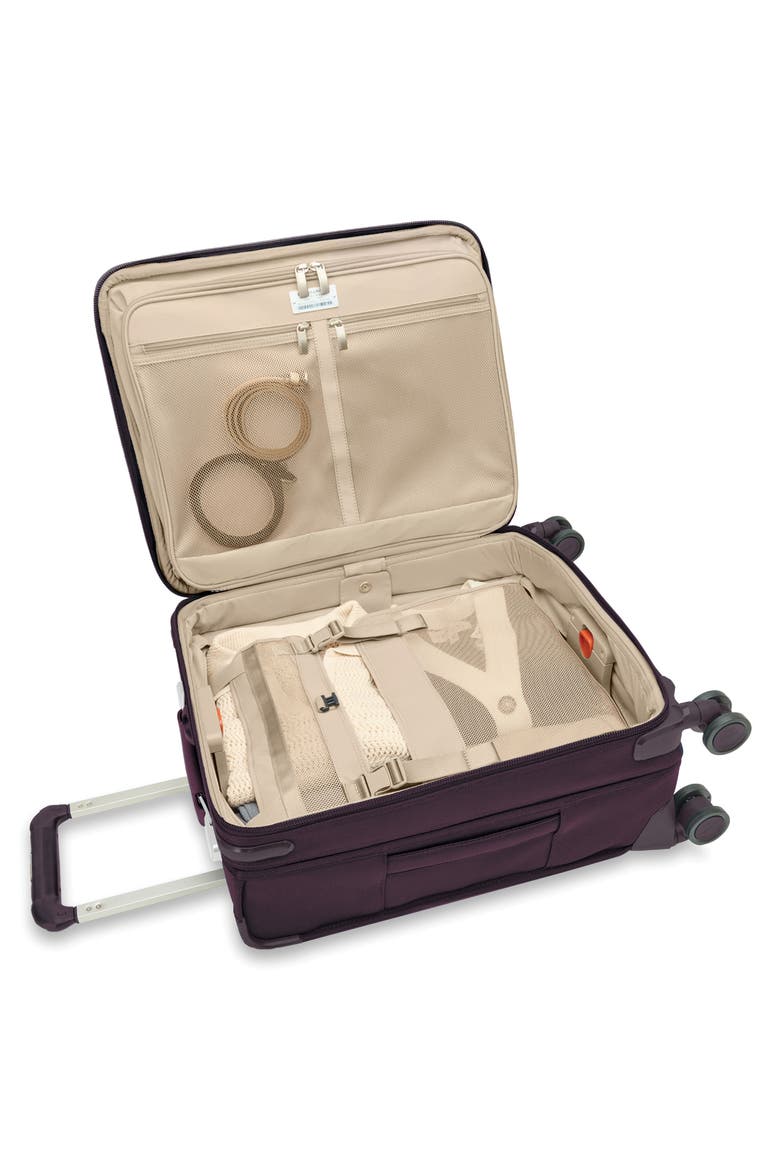 Baseline Global Spinner Carry-On, Alternate, color, PLUM