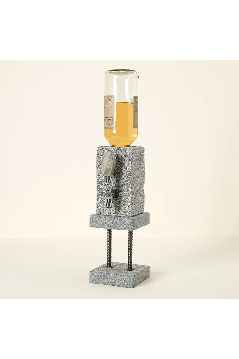 Stone Drink Dispenser, Main, color, Granite Gray