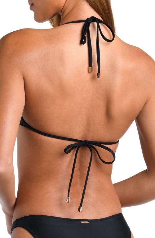 L AGENCE L'AGENCE ANNABELLE SOLID TRIANGLE BIKINI TOP
