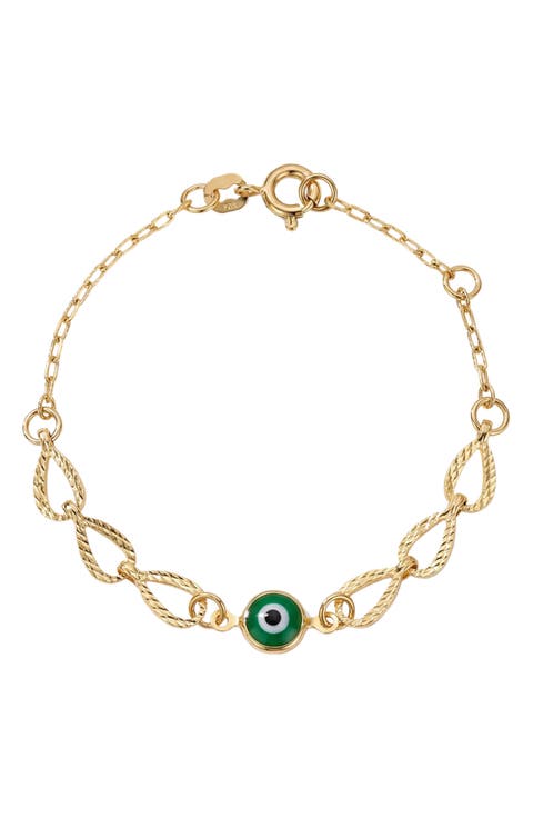 The Green Evil Eye Heirloom Bracelet