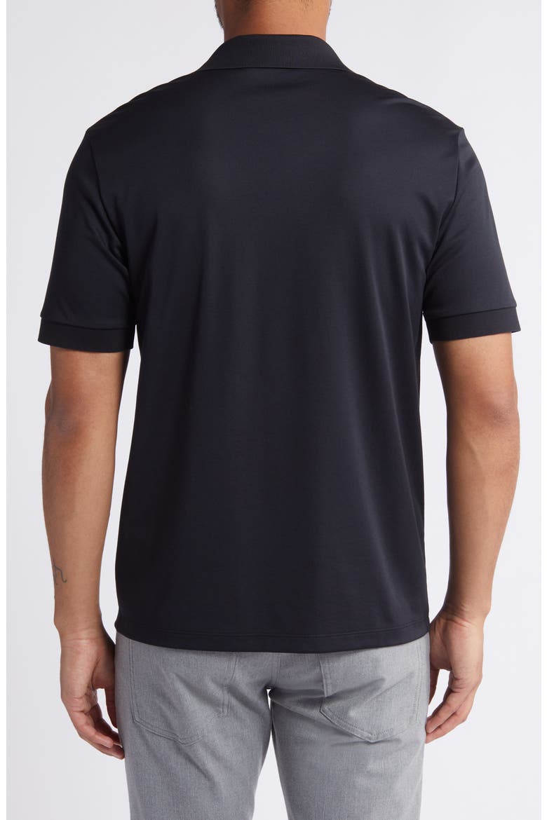 Malden JC. Atlas Cotton Polo, Alternate, color, BLACK