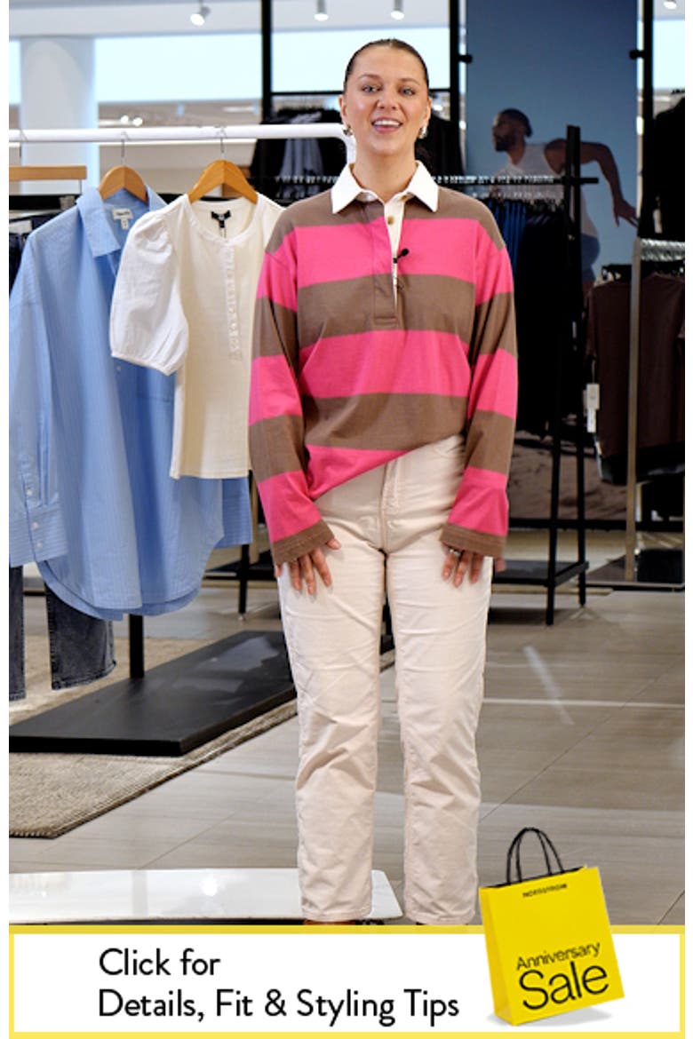 Stripe Cotton Jersey Rugby Shirt video
