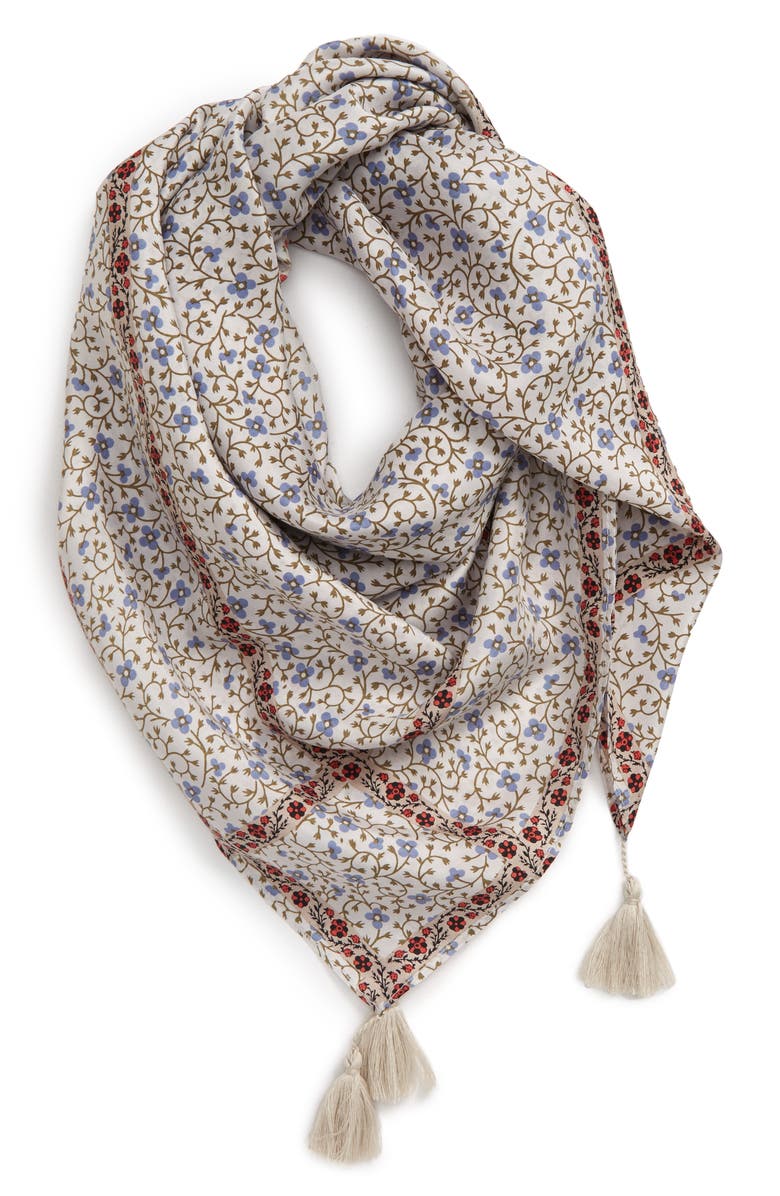 Treasure & Bond Silk Square Scarf, Alternate, color, 