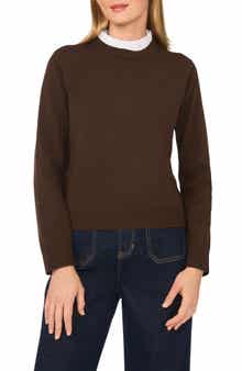 Ruffle Neck Layered Sweater