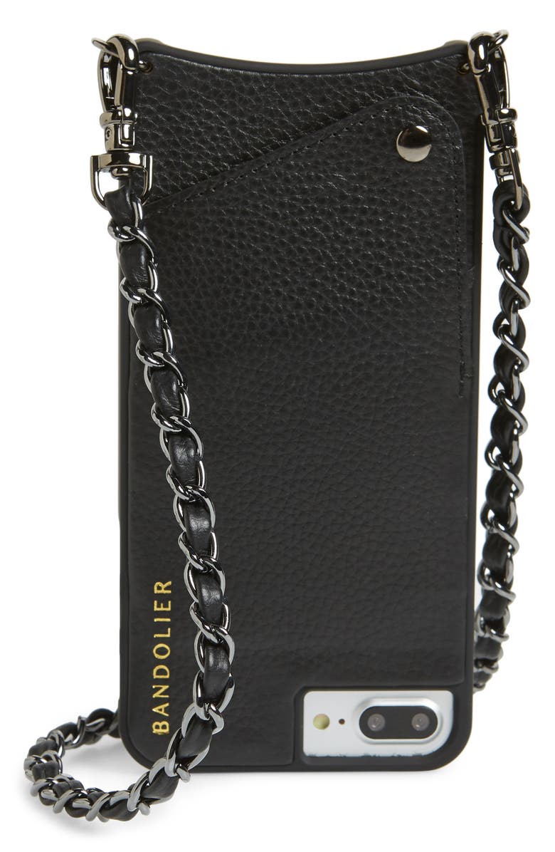 Bandolier Lucy Faux Leather iPhone 7/8 & 7/8 Plus Crossbody Case, Main, color, 