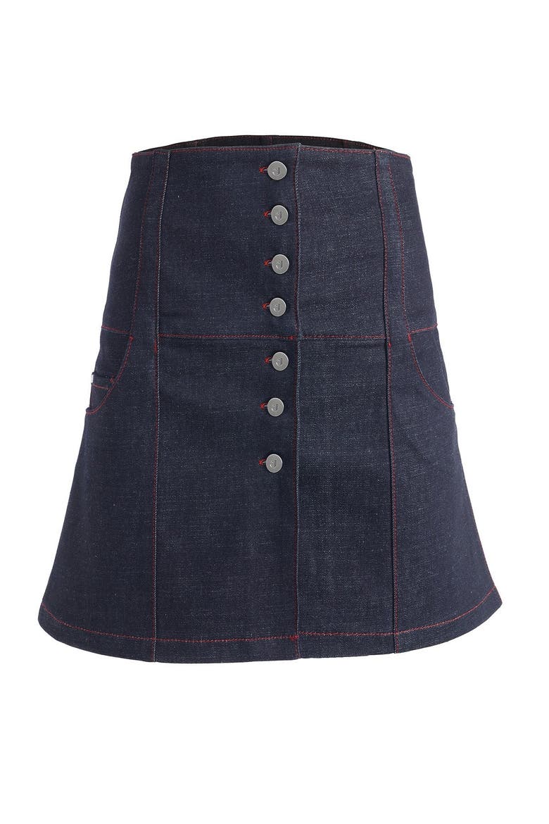 Chaby Mini Skirt, Alternate, color, Ecru