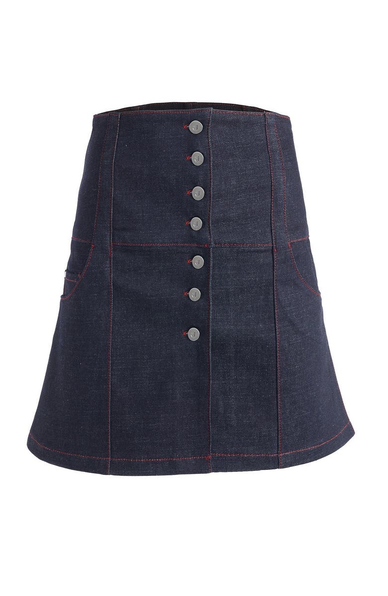 Jendue Chaby Mini Skirt, Alternate, color, Deep Blue
