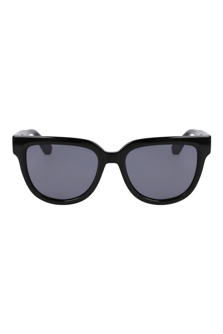 Le Pliage 52mm Round Sunglasses, Main, color, BLACK