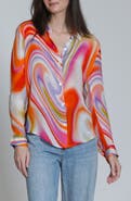 APNY Print Button-Up Shirt