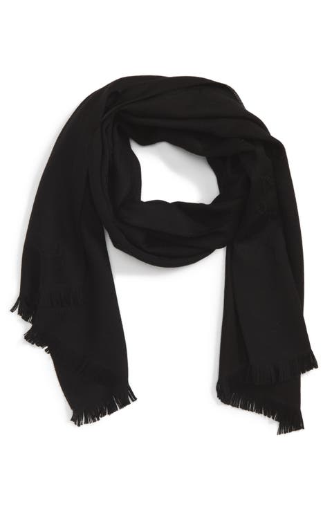 GG Jacquard Wool Scarf