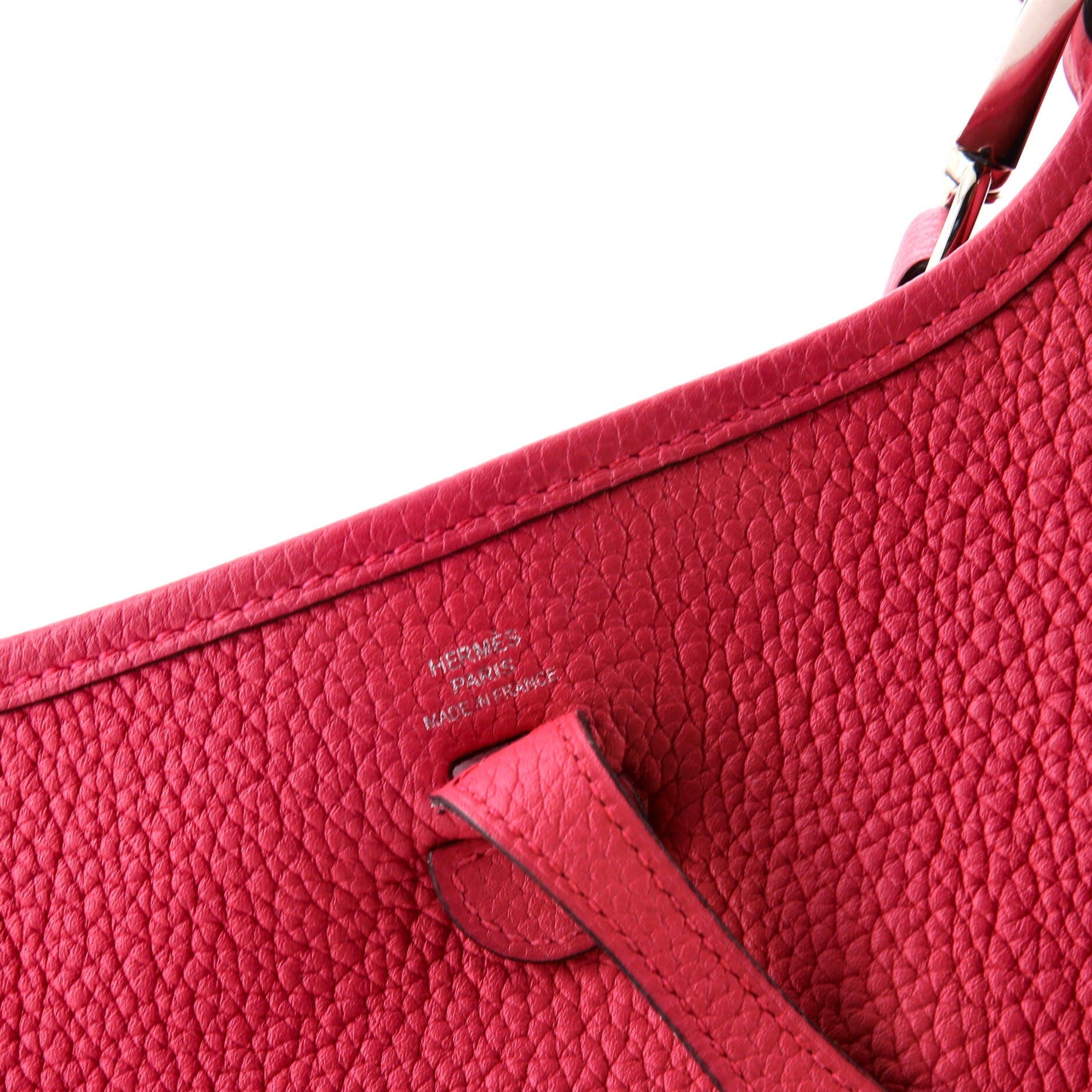 Pre-Owned Hermes Evelyne Bag Gen III Clemence TPM, Alternate, color, Rose Shocking