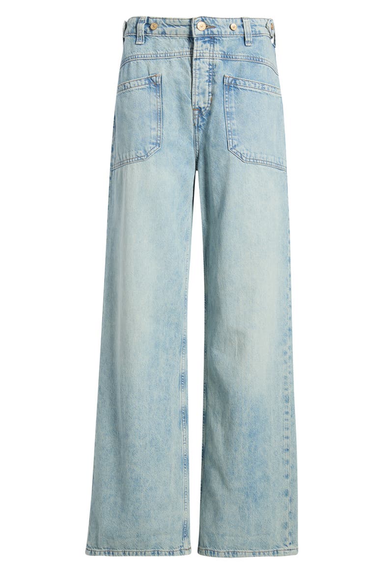 We the Free Palmer Cuffed Baggy Jeans, Alternate, color, LA LA LAND