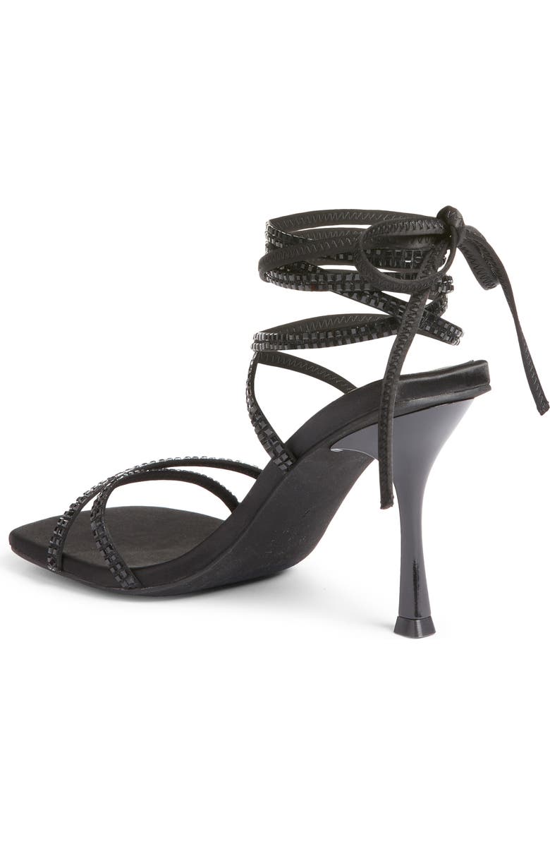 Jeffrey Campbell Jeffery Campbell Shimmer Strappy Ankle Tie Sandal, Alternate, color,