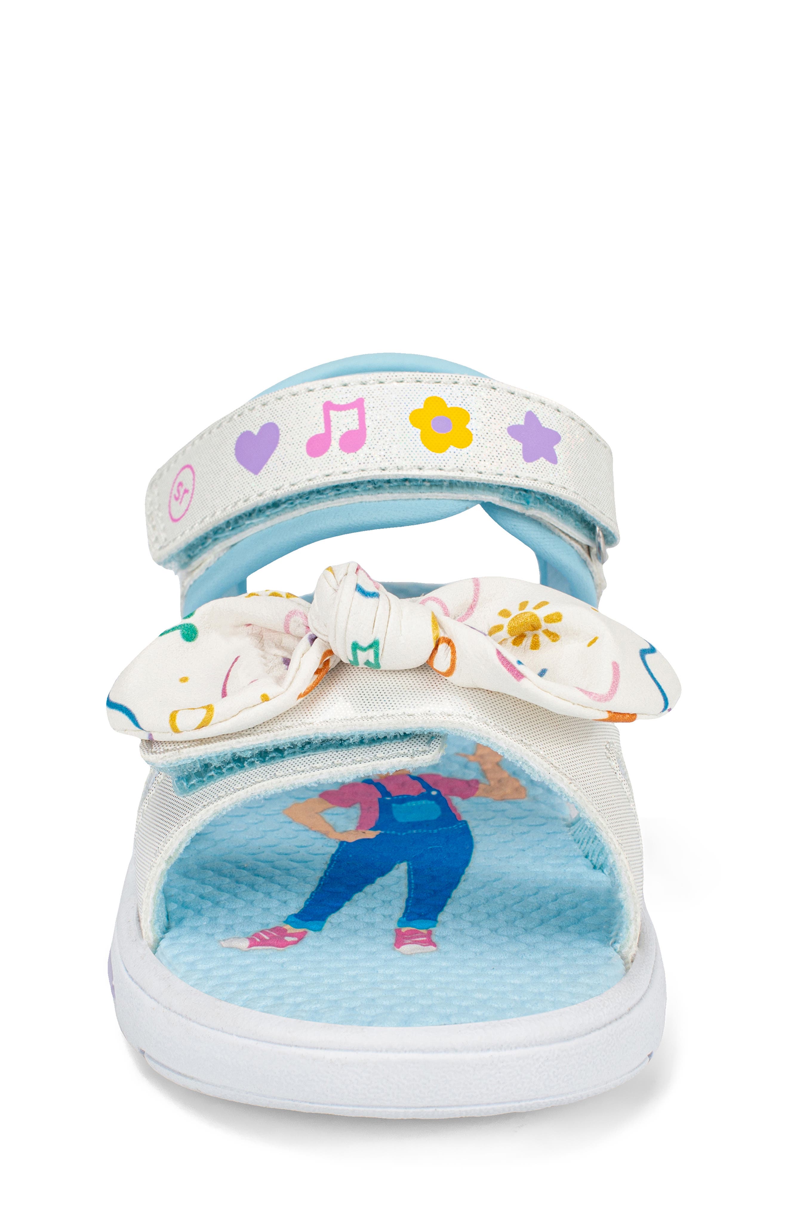 Stride Rite Kids' x Ms. Rachel Light-Up Sandal, Alternate, color, White