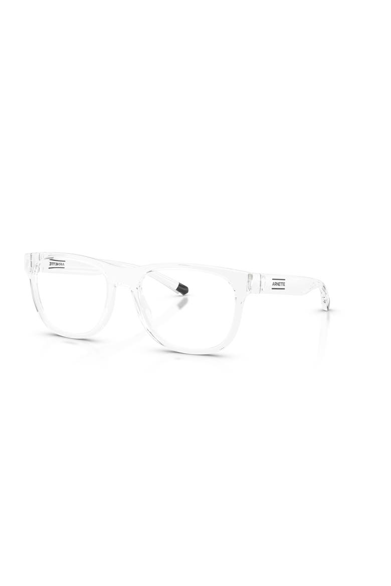 55mm Rectangle optical glasses, Main, color, Transparent