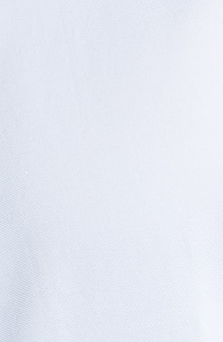 David Donahue Trim Fit Super Fine Twill Dress Shirt, Alternate, color, Sky