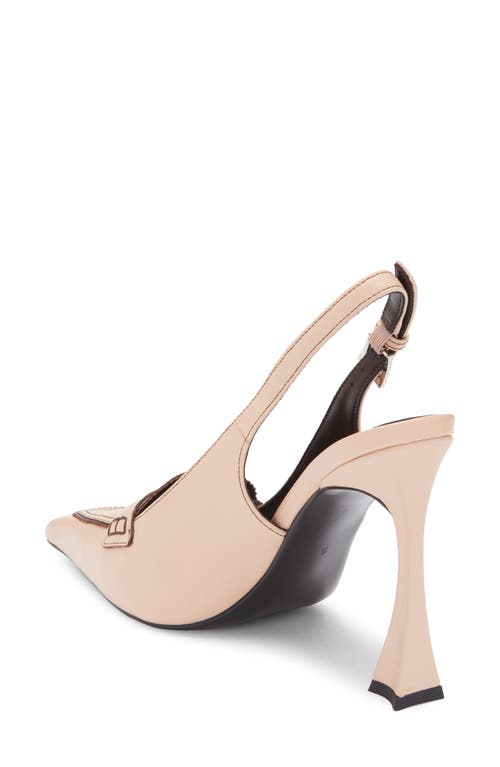 Jeffrey Campbell Judicial Slingback Loafer Pump In Yellow