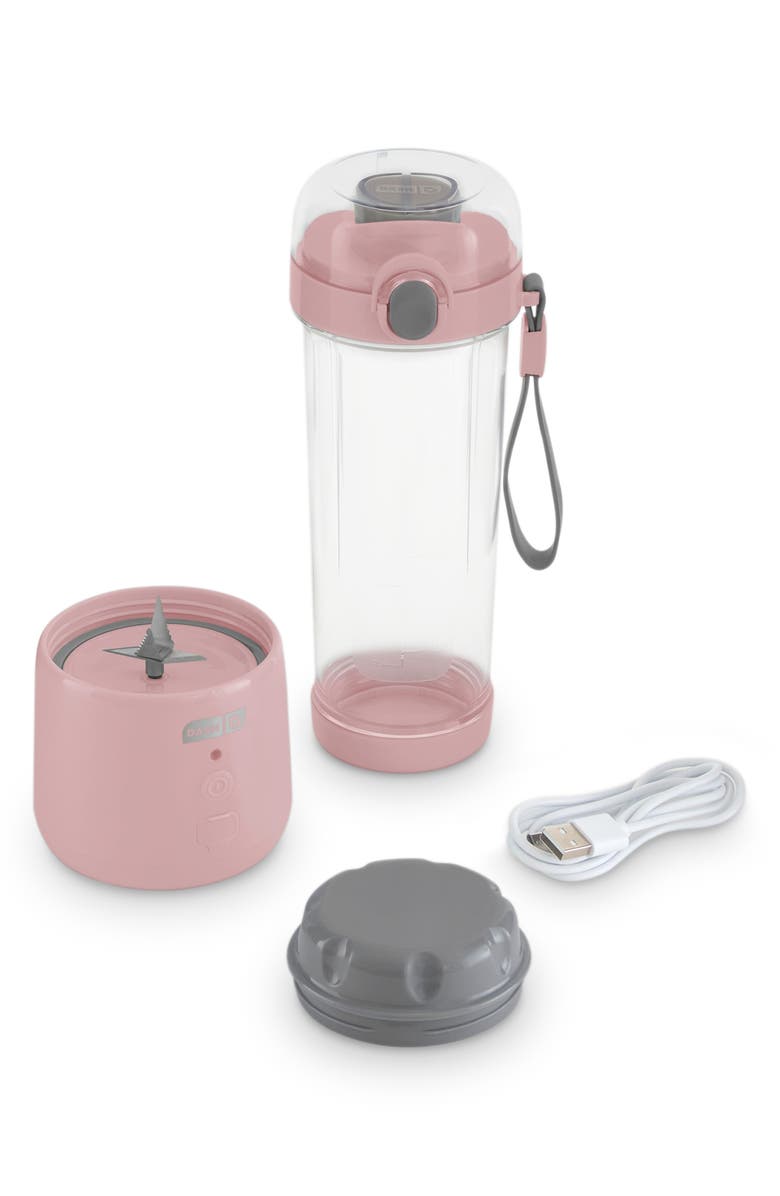 Dash Portable USB Blender, Alternate, color, Light Pink/ Rose