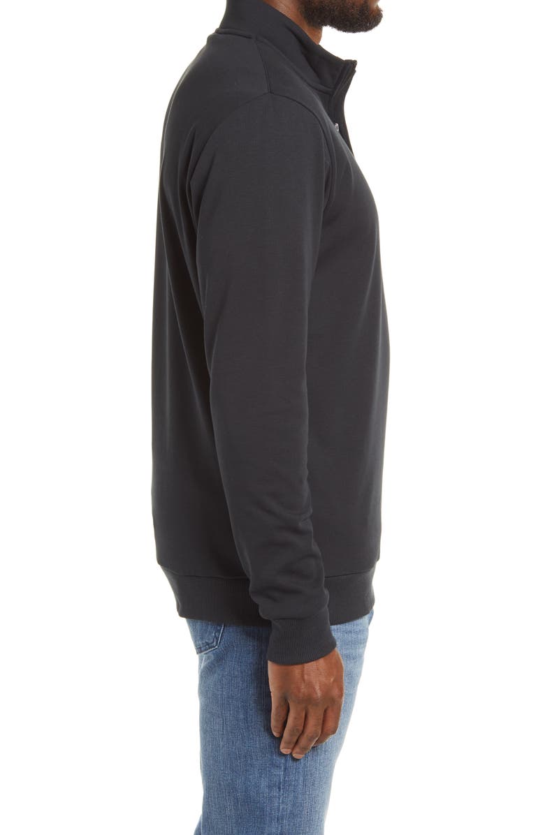 TravisMathew Cloud 2.0 Quarter Zip Pullover, Alternate, color, Black
