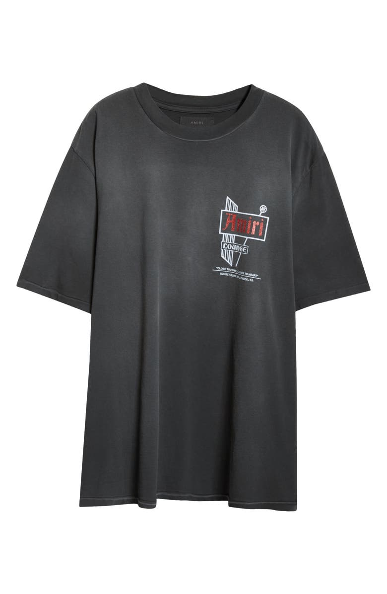 AMIRI Lounge Graphic T-Shirt, Alternate, color, Black