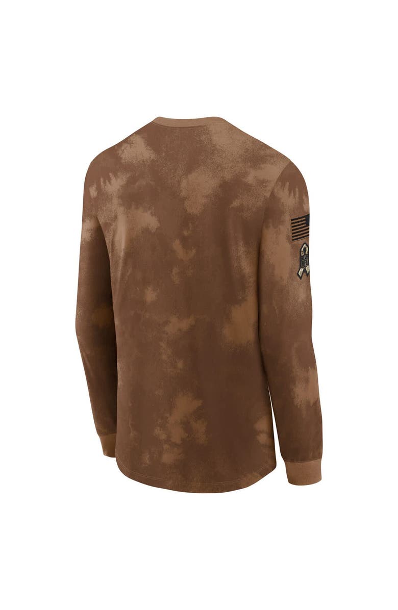 Nike Men's Nike  Brown Seattle Seahawks Salute To Service Long Sleeve T-Shirt, Alternate, color, 