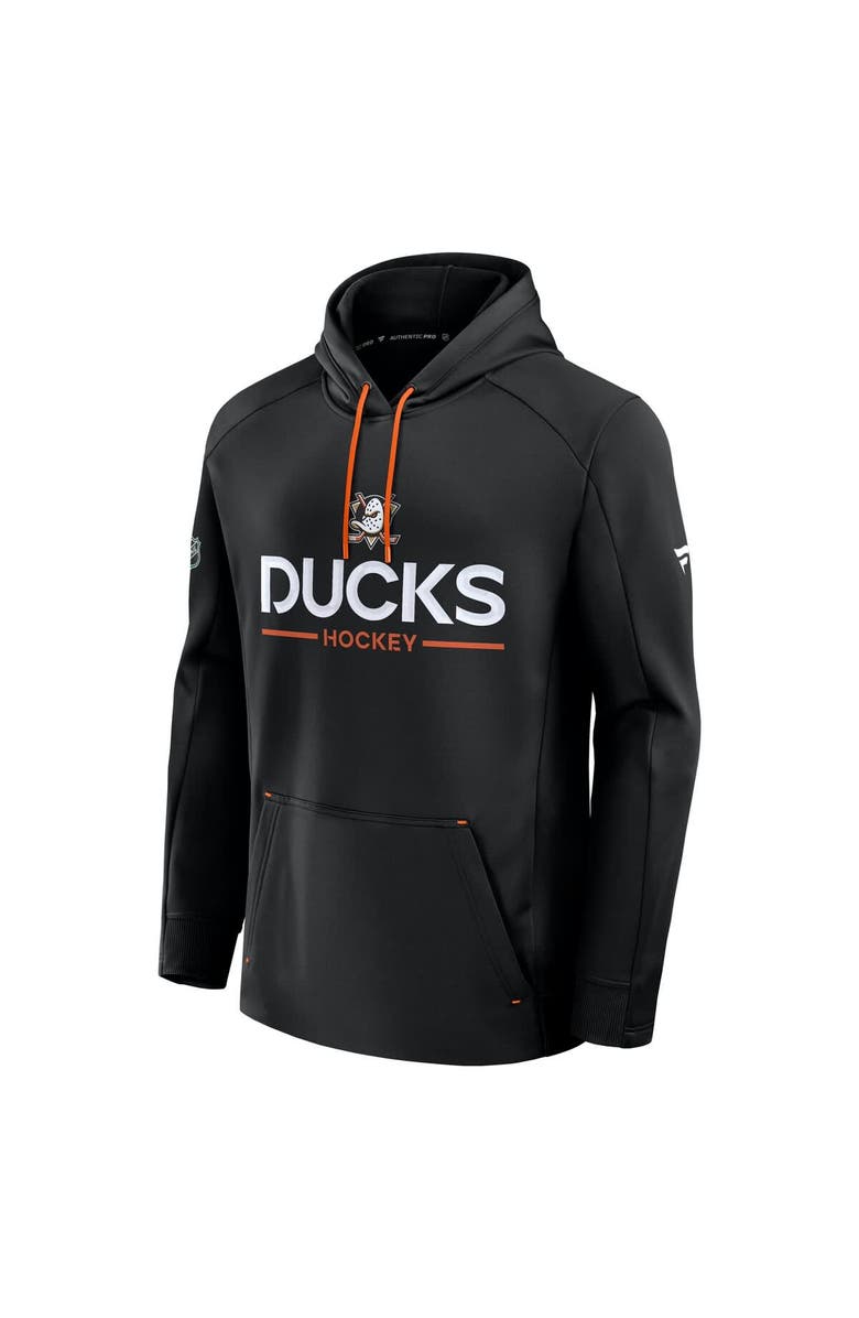 FANATICS Men's Fanatics Black Anaheim Ducks Authentic Pro Rink Hoodie, Alternate, color, Black