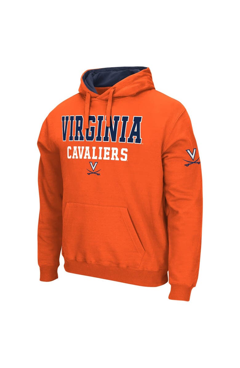 COLOSSEUM Men's Colosseum Orange Virginia Cavaliers Sunrise Pullover Hoodie, Alternate, color, Orange