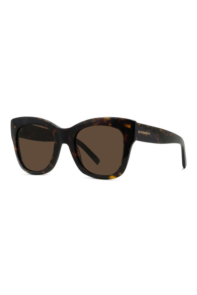 City 53mm Gradient Geometric Sunglasses (Nordstrom Exclusive), Alternate, color, DARK HAVANA / BROWN