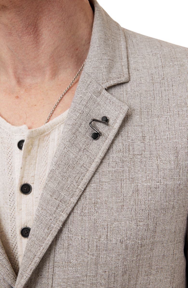 John Varvatos Wallace Slim Fit Stretch Cotton Sport Coat, Alternate, color, Mushroom