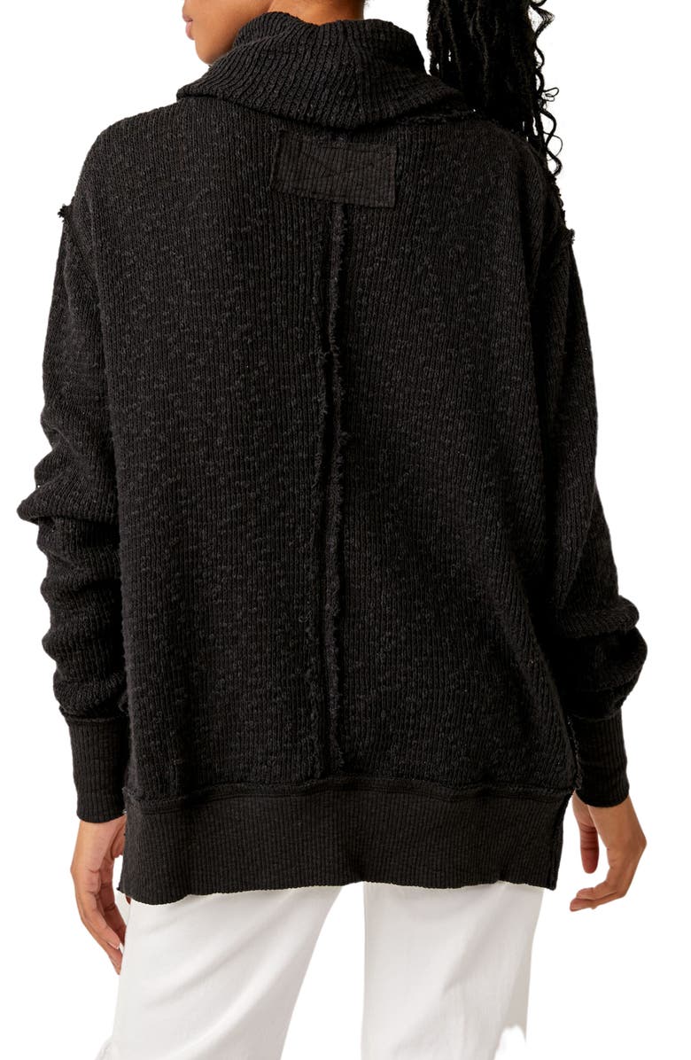 Free People Tommy Oversize Turtleneck Sweater, Alternate, color,