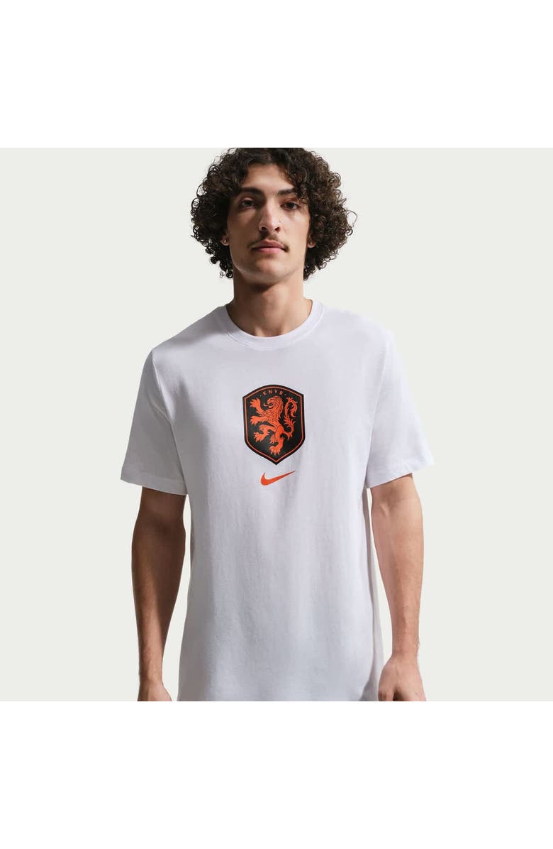Nike Men's Nike White Netherlands National Team Crest T-Shirt, Alternate, color, White