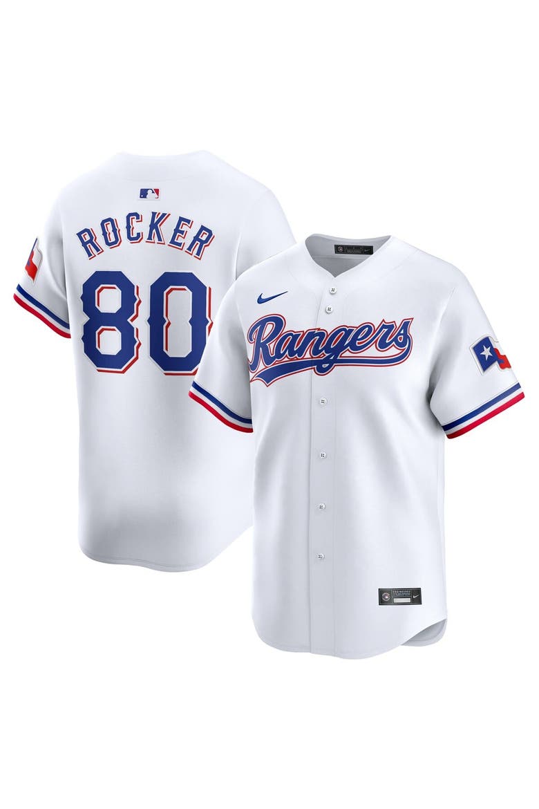 Men's Nike Kumar Rocker White Texas Rangers Home Limited Player Jersey, Main, color, White