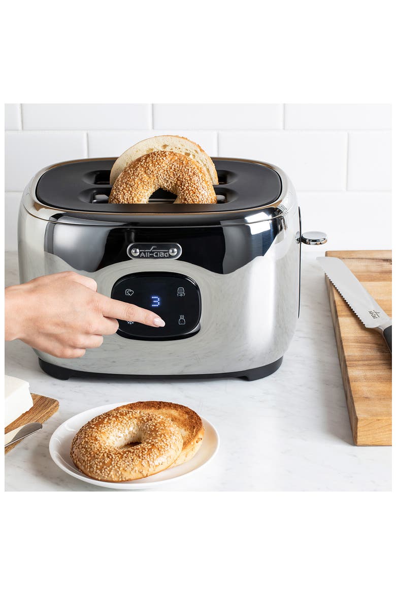 2-Slice Smart Touchscreen Toaster, Alternate, color, STAINLESS STEEL