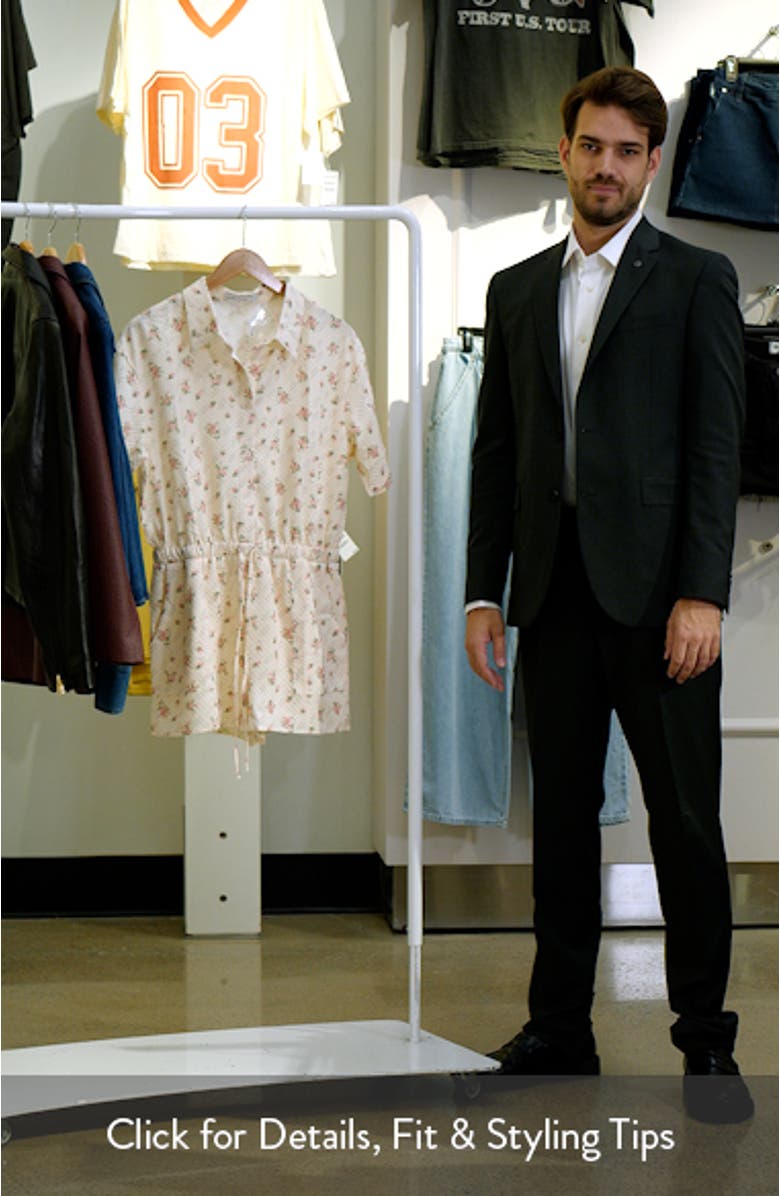 Calypso Short Sleeve Romper, sales video thumbnail