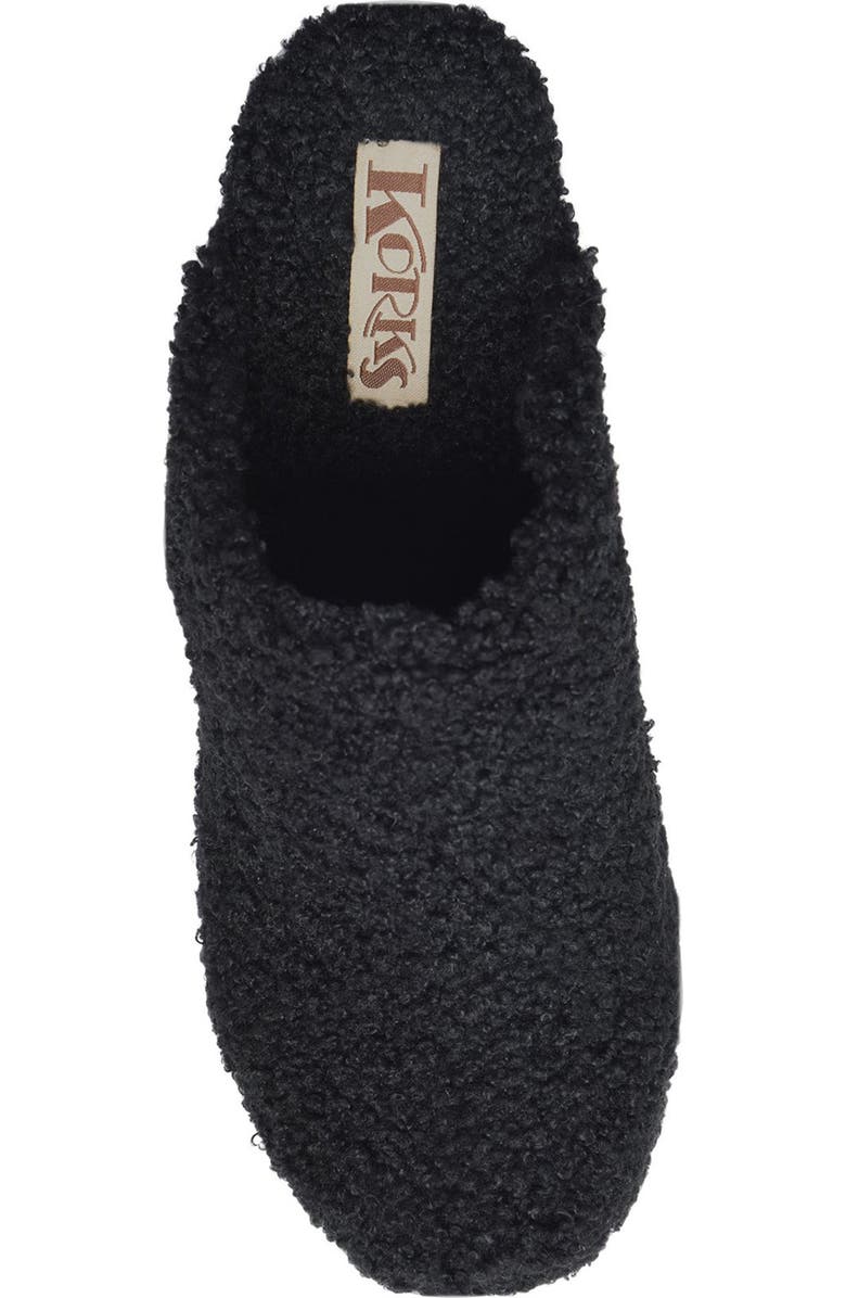 KORKS Footwear Faux Fur Teddy Clog, Alternate, color,