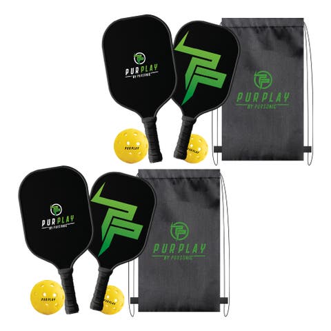 The Ultimate Pickleball High Performance Set - 4 Paddles, 4 Balls & 2 Carry Bag